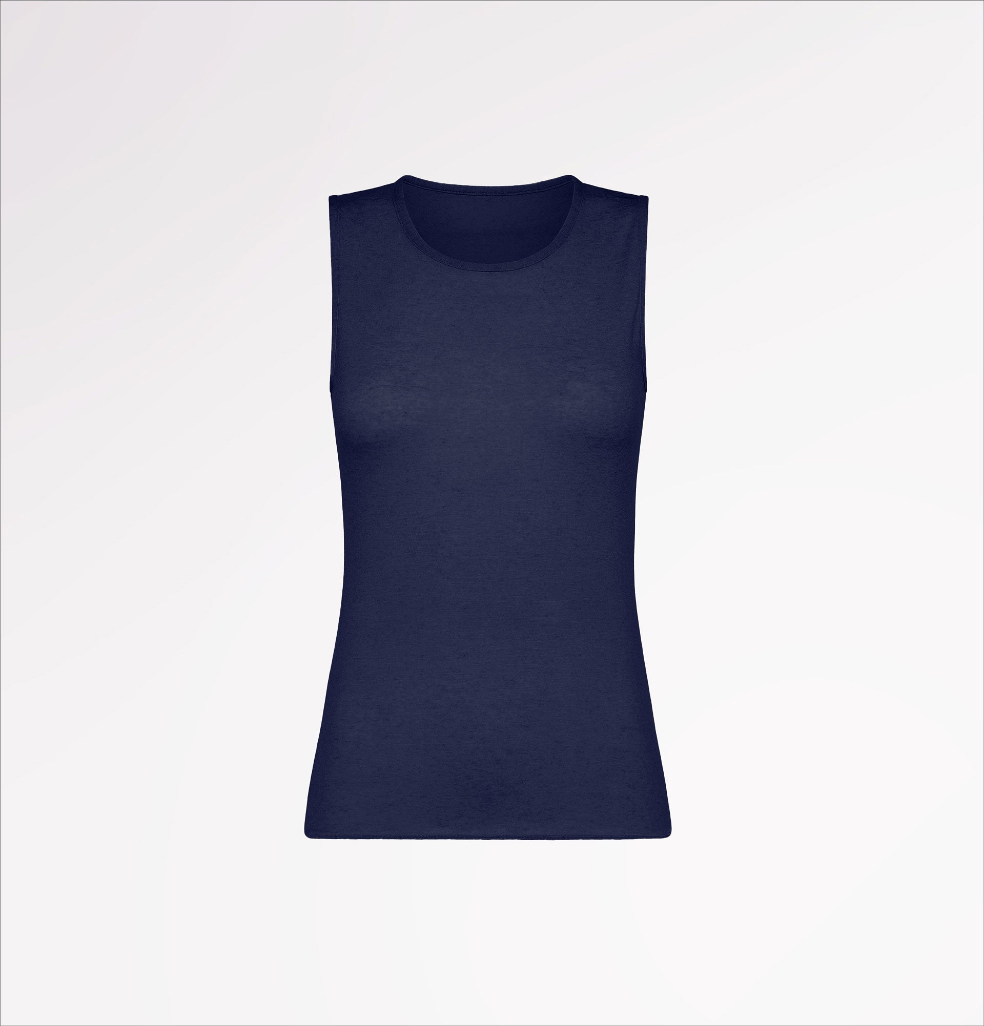 Canotta girocollo in TENCEL™ cashmere a spalla larga - CASAGIN