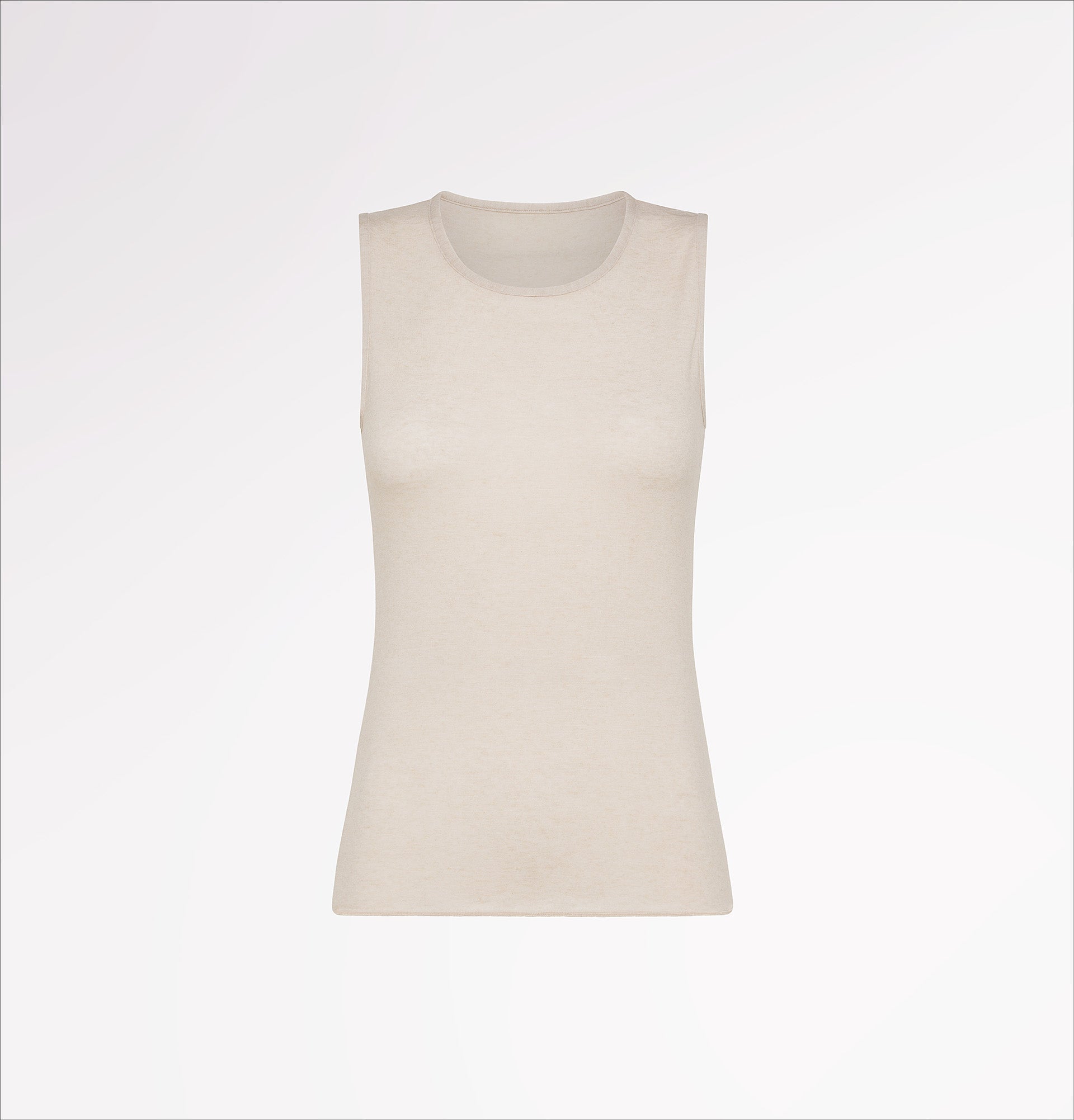 Canotta girocollo in TENCEL™ cashmere a spalla larga - CASAGIN