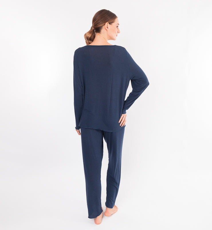 Pigiama in TENCEL™ cashmere a manica lunga