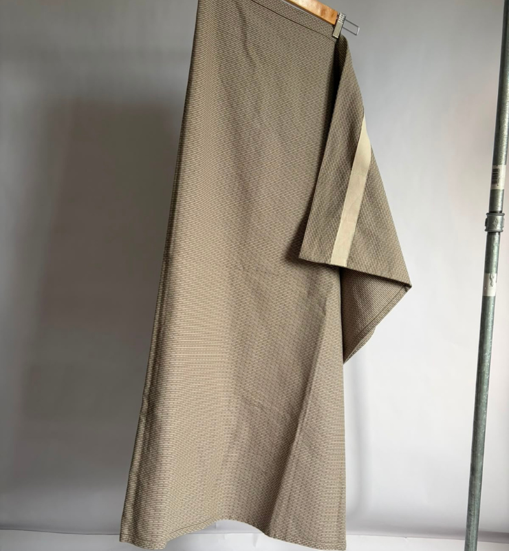 Asciugamano wellness in cotone biologico cachi