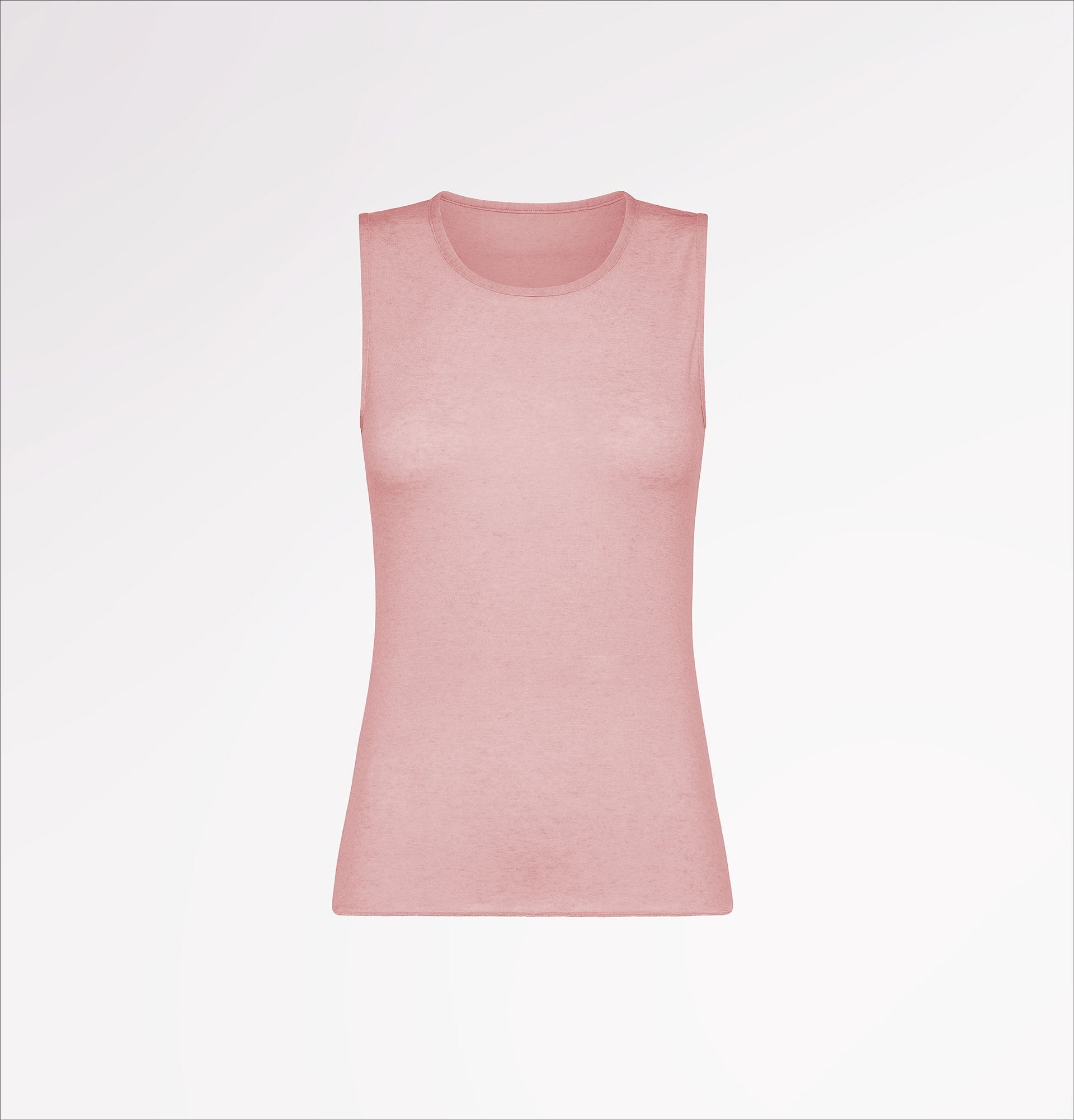 Canotta girocollo in TENCEL™ cashmere a spalla larga - CASAGIN