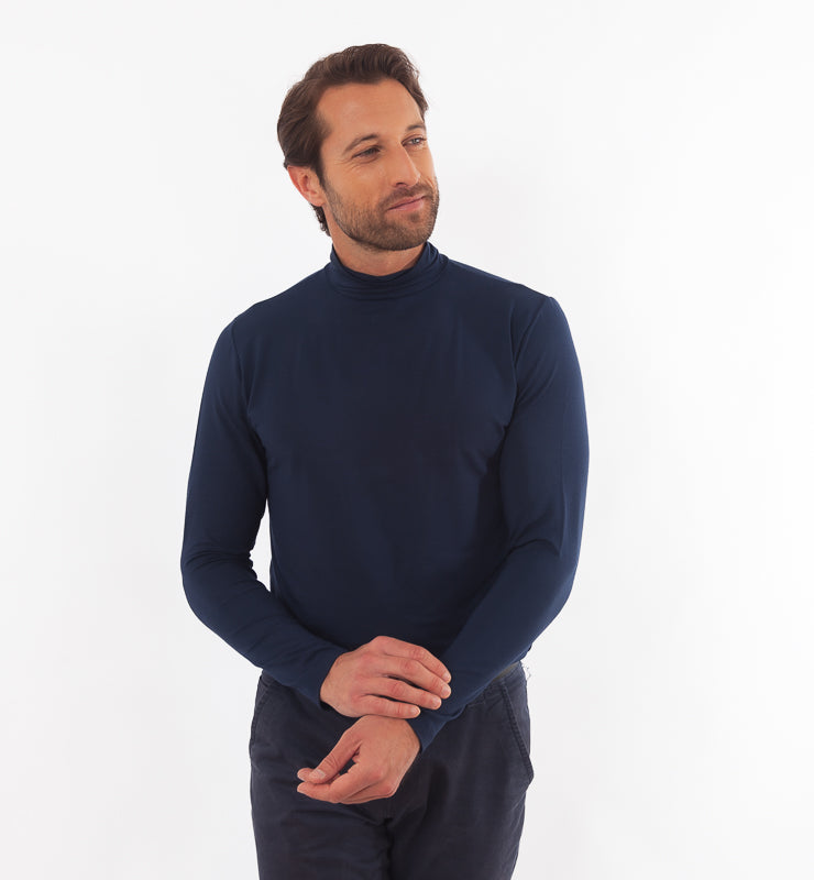 Lupetto uomo in TENCEL™ a maniche lunghe - CASAGIN