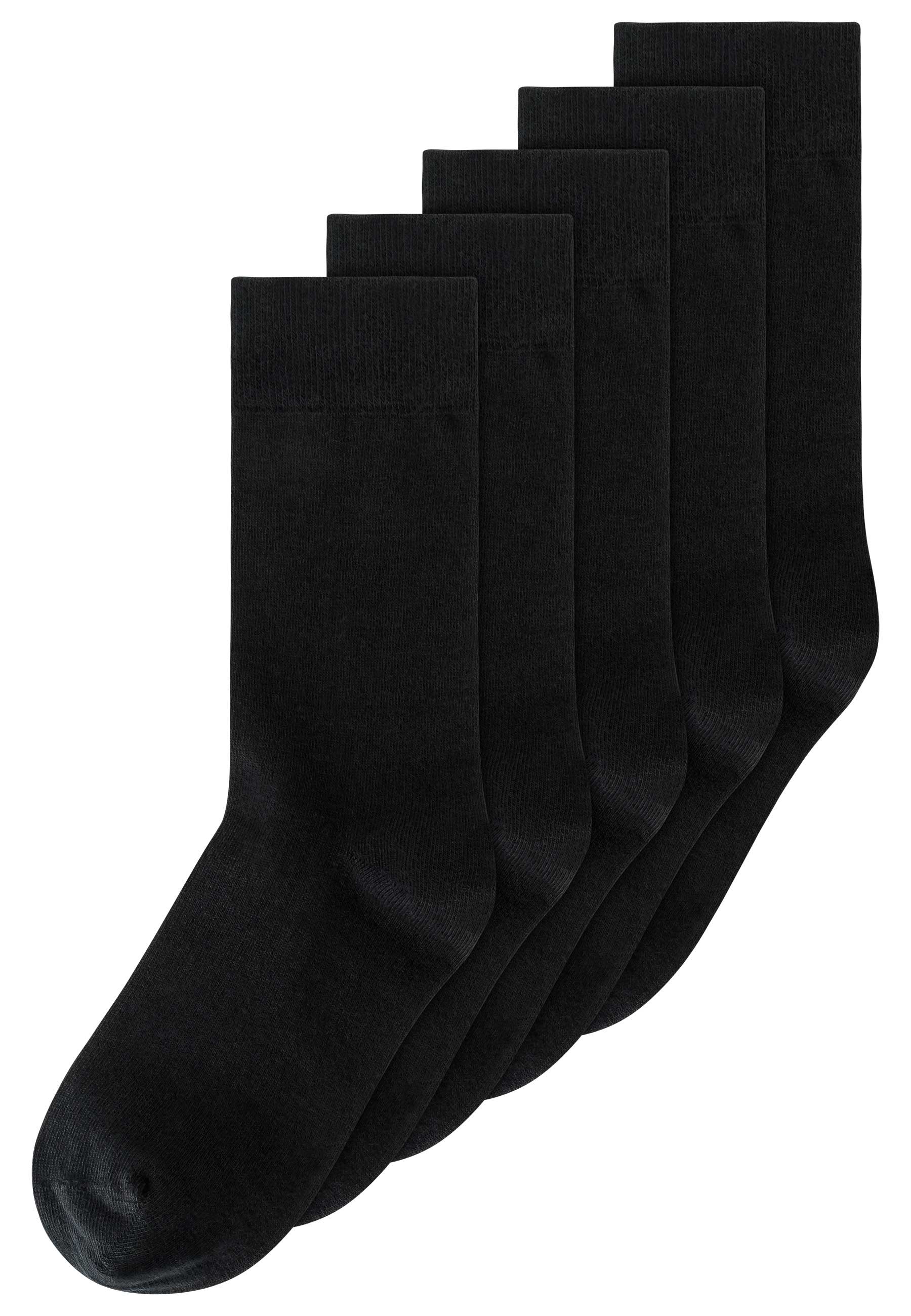 5 Pack Calzini Basic in Cotone Biologico Fairtrade